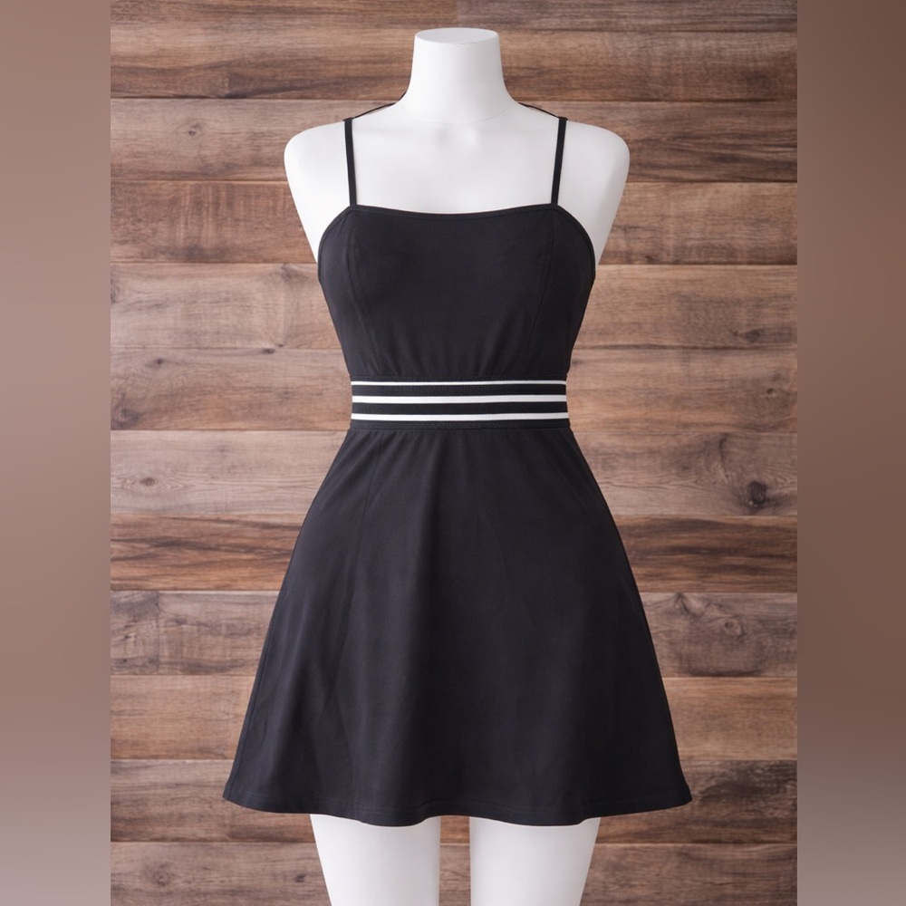 JoyLab‎ Black Athletic Dress Small Built In Shorts Tennis Golf Activewear